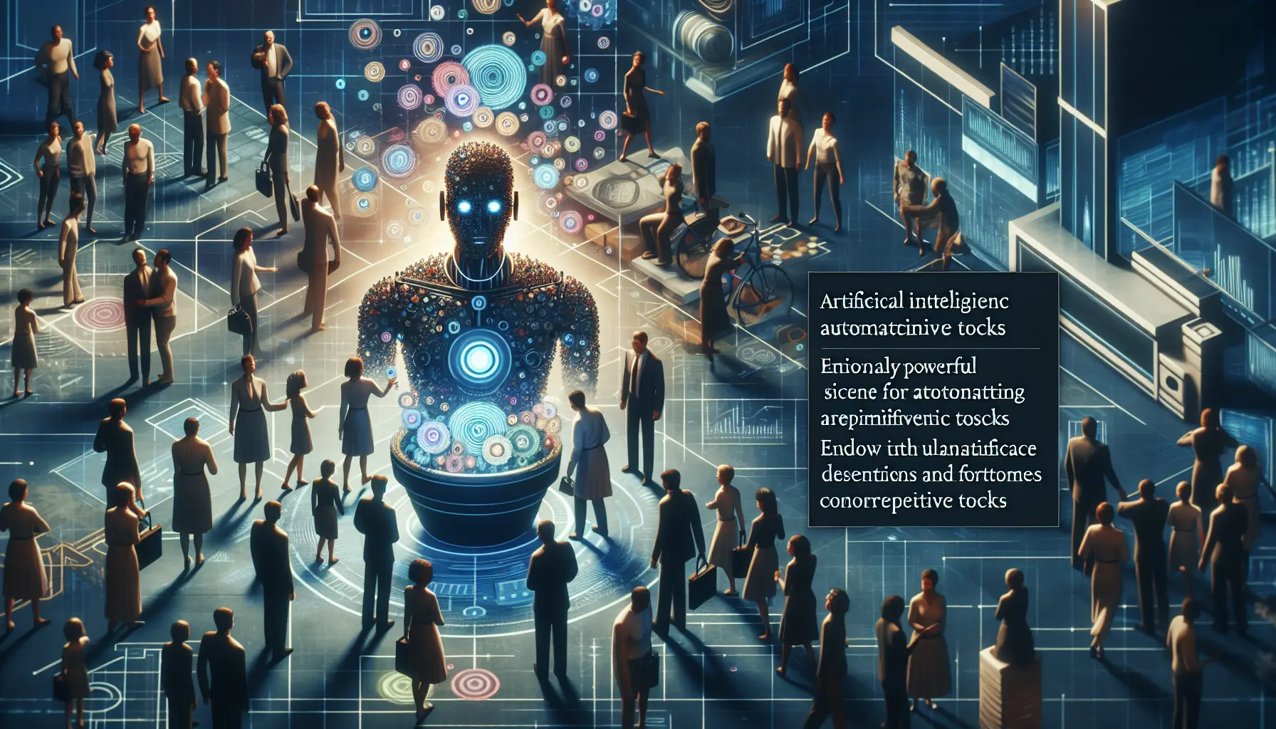 Illustration de l’IA générative automatisant des tâches répétitives